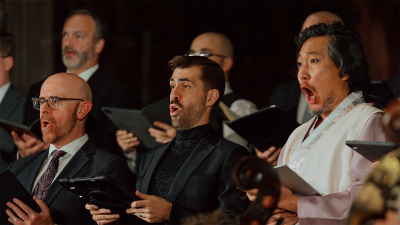Choir sings passionately at Trinity Church
