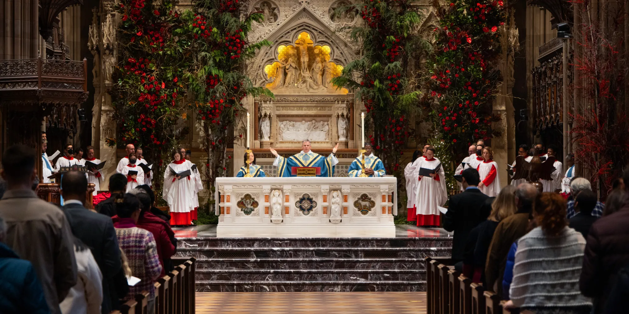 Advent service at Trinity Church