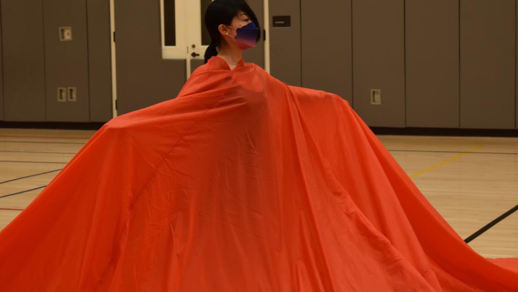 Mariko Endo at Rehearsal for Trinity Movement Choir "Humankind"