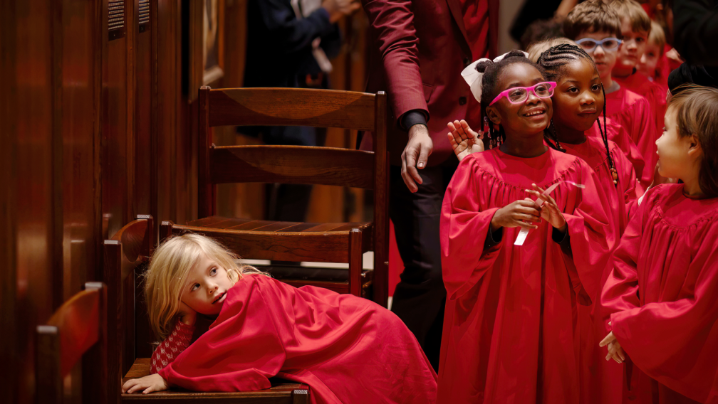 The Sing, Choirs of Angels holiday concert brought together the voices of all the Trinity ensembles — including Trinity Youth Choir.
