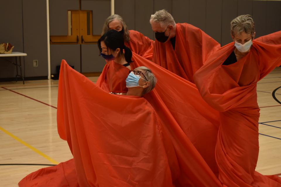Trinity Movement Choir Rehearsal for "Humankind"