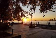 Photo of walkway by water