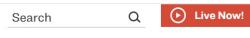 A screenshot of the live now button in the upper right of the screen.