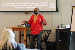 The Rev. Andrew Wilkes at the Trinity Retreat Center