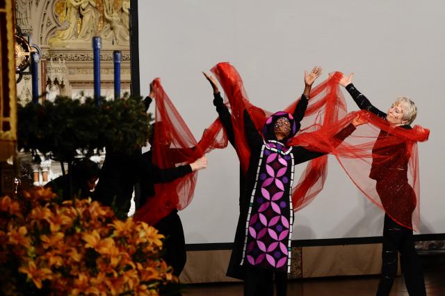 The Movement Choir performing The Womb of Advent at Trinity Church Wall Street