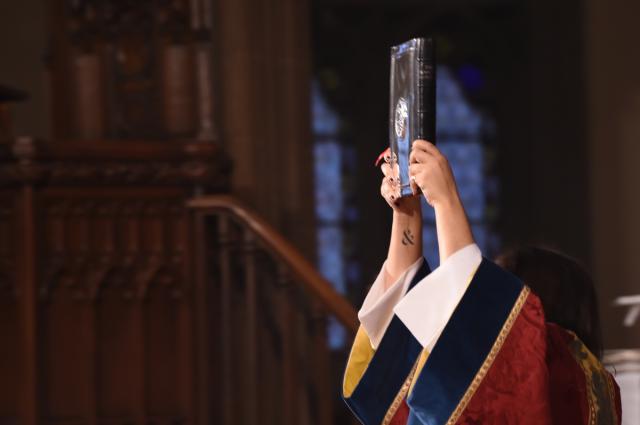 Eva Suarez as Deacon Raises Gospel