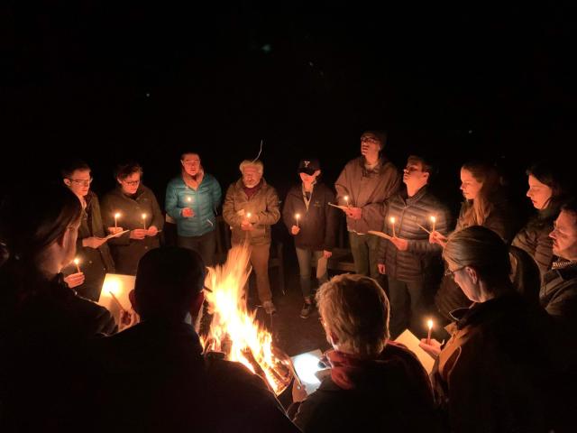 Yale Seminarians at Trinity Retreat Center