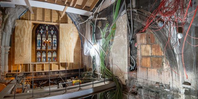 Hidden 1846 Window in CoAS Organ Loft