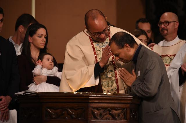 A Trinity Adult Baptism from 2017