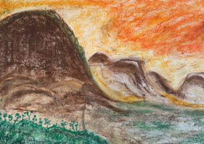 Pastel drawings by Donato Mallano