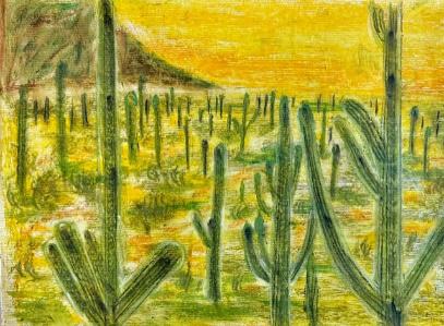 Pastel drawings by Donato Mallano