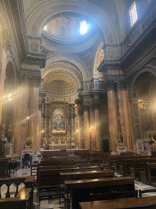 Interior of a church