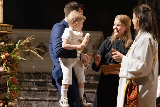 Emily Smith at the Great Vigil of Easter 2023