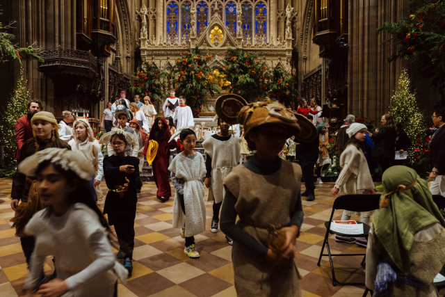 Kids leaving after play is done 