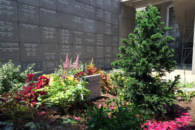 The Audubon Garden section of the community mausoleum