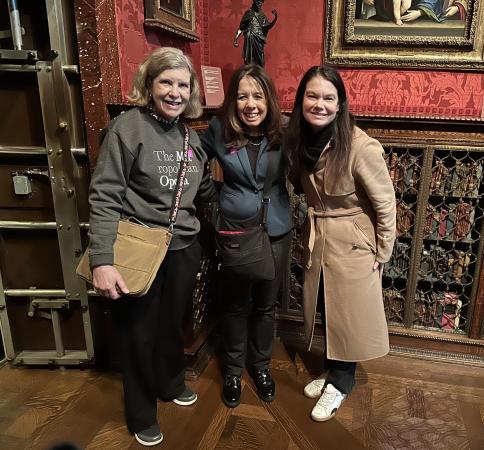 The Rev. Dr. Sidnie White Crawford, The Rev. Dr. Julie Faith Parker, and Summerlee Staten, Executive Director for Faith Formation & Education at Trinity Church Wall Street