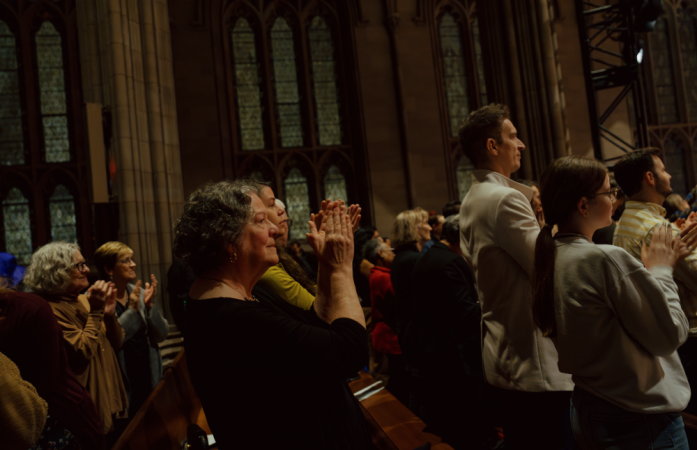 Standing Ovation in Trinity Church