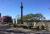 A monument and mausoleum. 