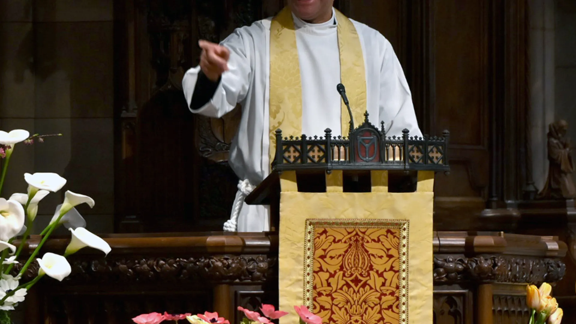 The Rev. Phillip Jackson preaching on Easter Day April 4, 2021