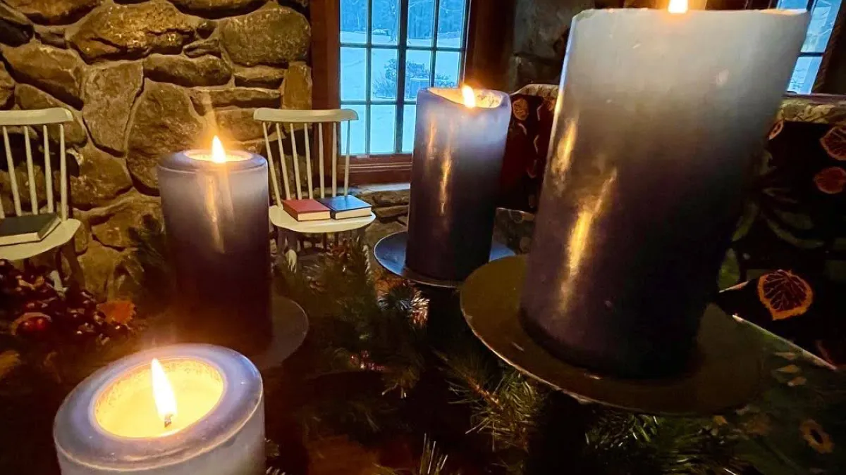 Candles in the TRC chapel