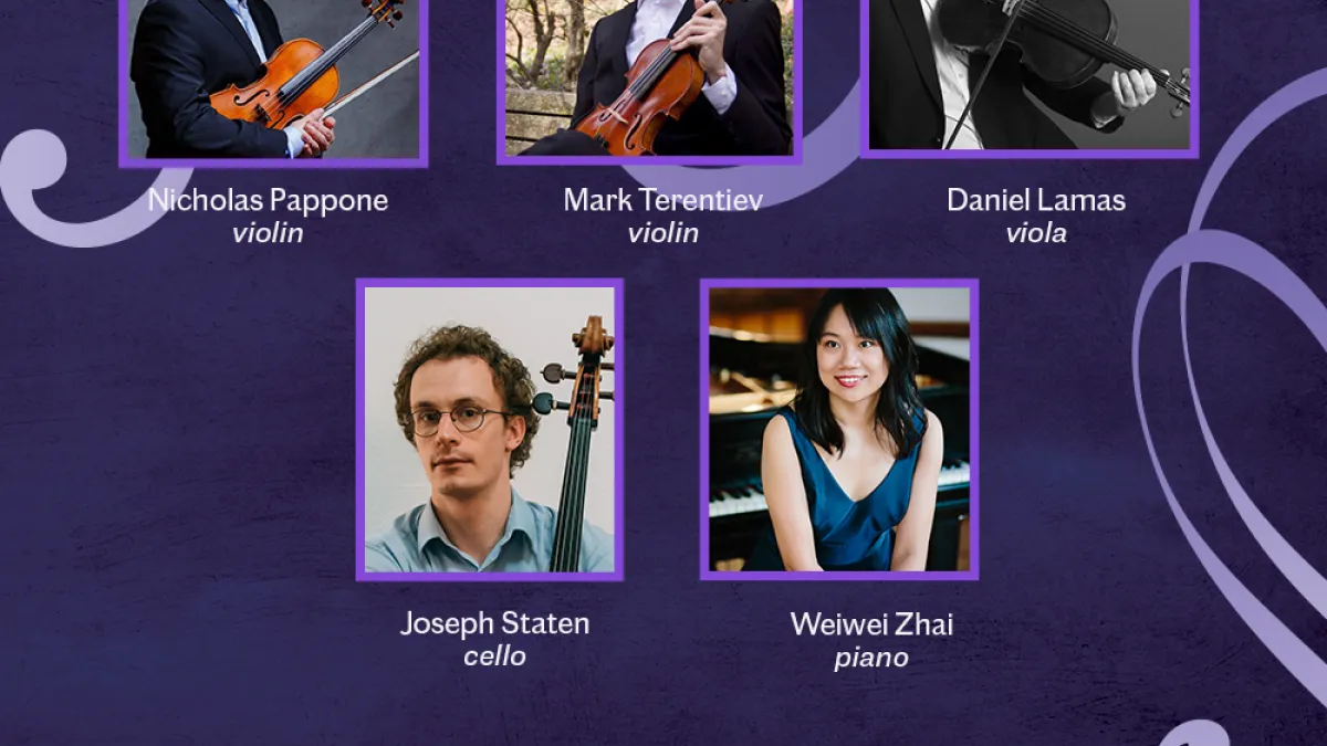 Lineup of musicians for Sunday Afternoon Music at St. Paul's Chapel