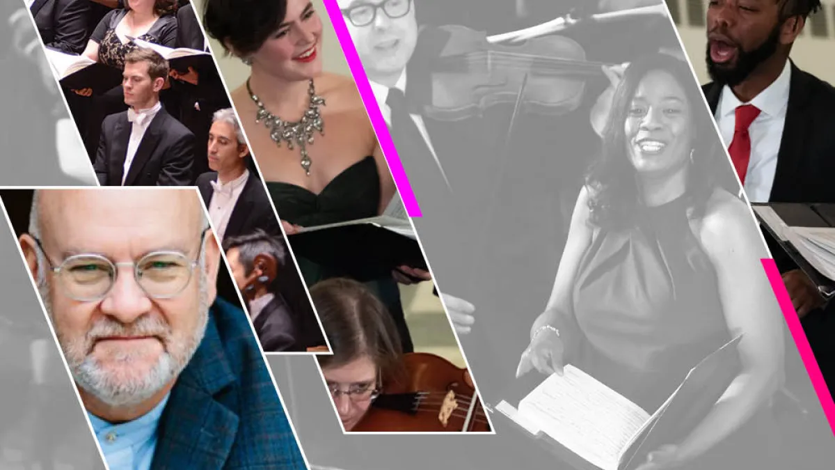 2022 Handel's Messiah art with Andrew Megill as conductor