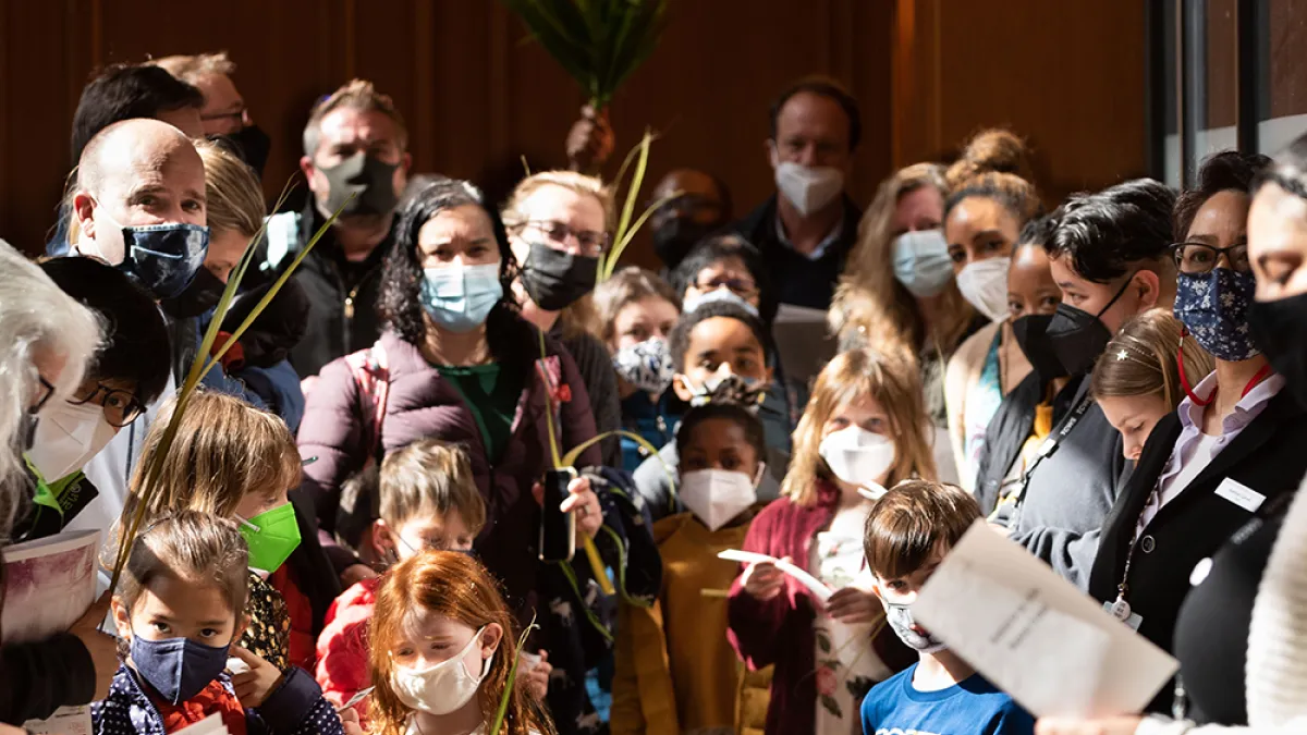 Children's Time tweens participate in the Palm Pilgrimage