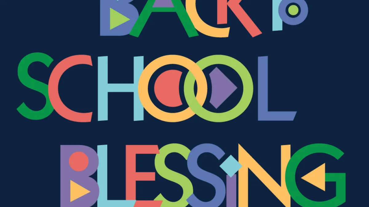 Back to School Blessing