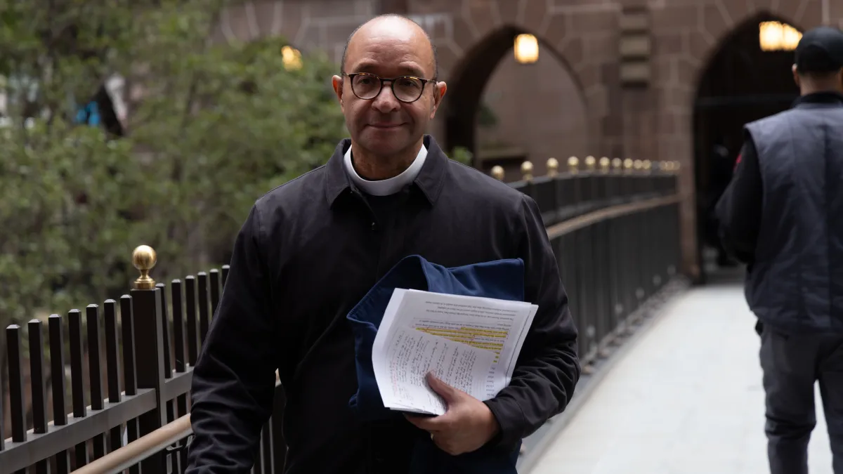 The Rev. Phil Jackson, Rector of Trinity Church Wall Street