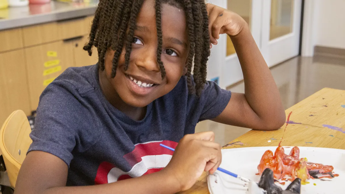 Kid at Summer Program