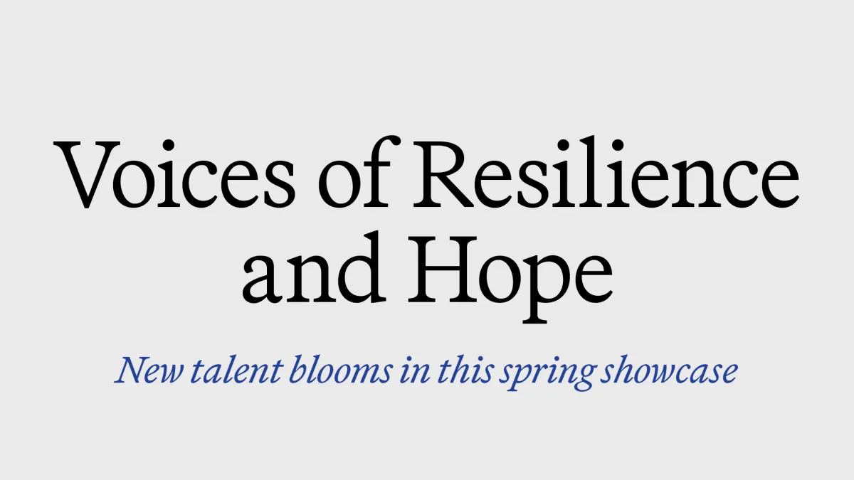 Sunday Afternoon Music: Voices of Resilience and Hope 