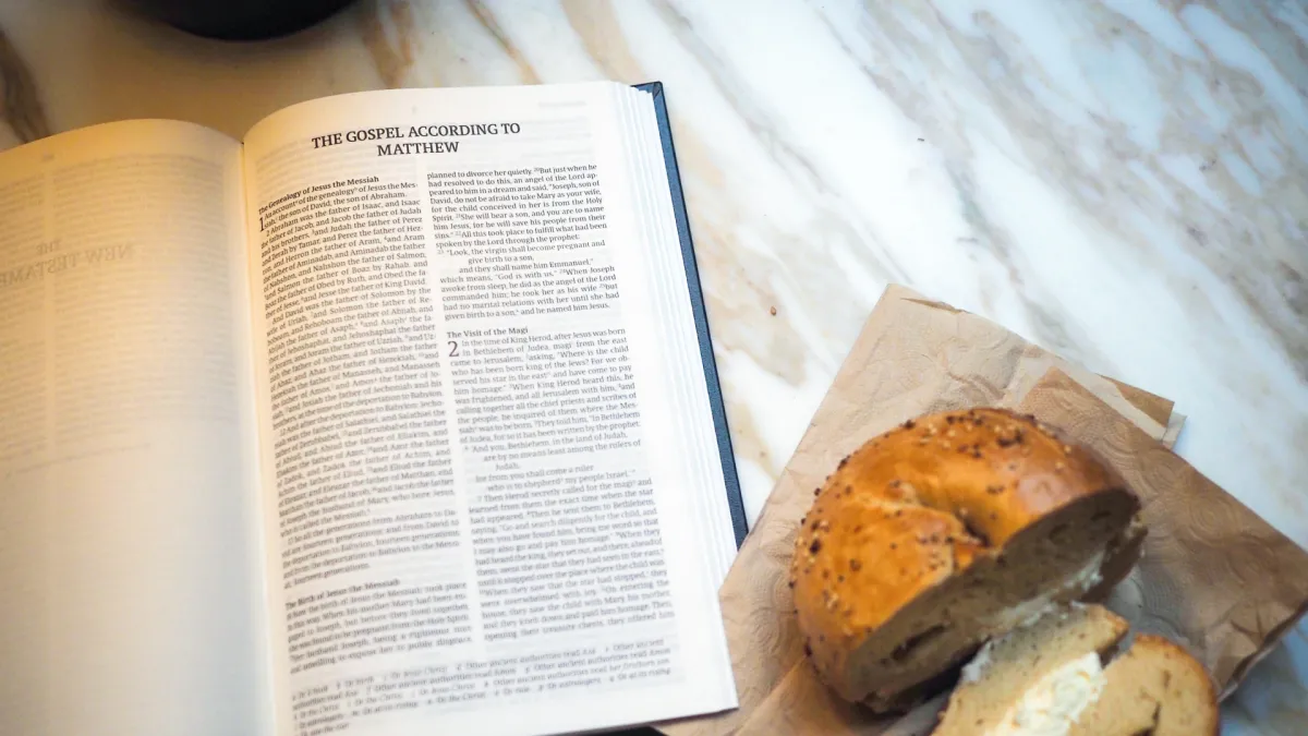 Trinity Youth Group Bibles Bagels