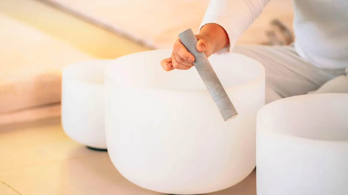 standing bell meditation