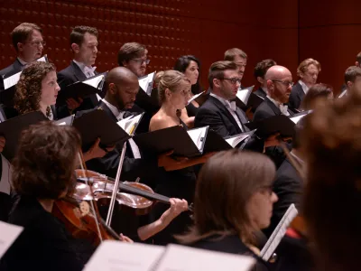 The Choir of Trinity Wall Street Singing Messiah at Lincoln Center