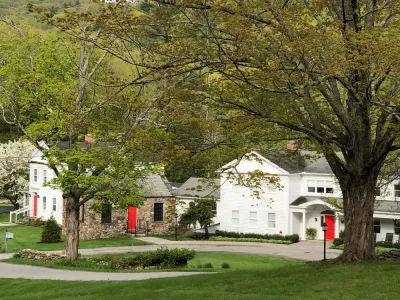 View of the Main House and the Chapel