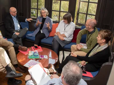 CDSP Leaders sitting in a circle in conversation