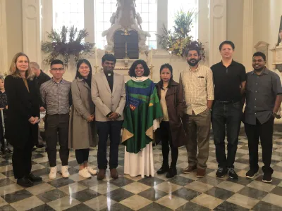 2019-2020 Trinity Union Fellows at St. Paul's Chapel