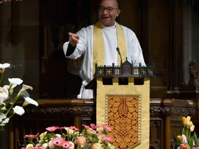 The Rev. Phillip Jackson preaching on Easter Day April 4, 2021