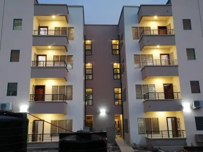 Residential apartment building in Accra, Ghana.