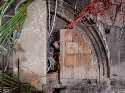 CoAS Organ loft window dating from 1846