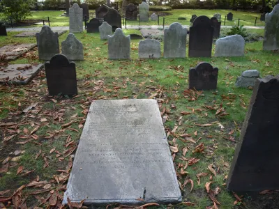 The grave of Elias Neau