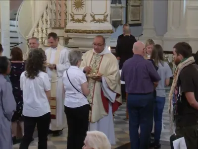 Father Phil at 15th anniversary of 9/11