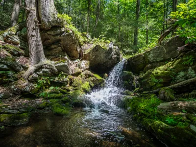 Waterfall at the Trinity Retreat Center