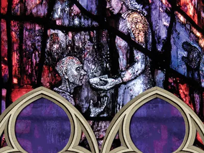 Parable of the Talents in Stained Glass