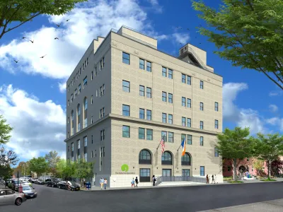 Rendering of the Osborne Association's Fulton Community Re-entry Center in the Bronx.