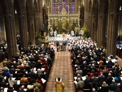 Procession in Trinity Nave