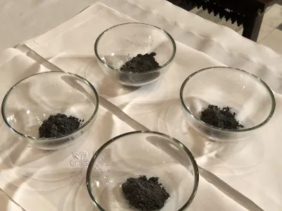 Ashes Ready for Ash Wednesday