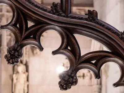 Woodwork in the Chapel of All Saints in Trinity Church