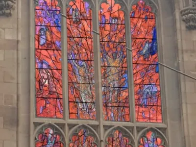 Artist Rendering of Thomas Denny Stained-Glass Window