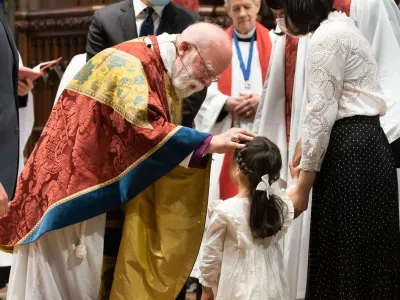 Baptisms in Trinity Church on Pentecost Day